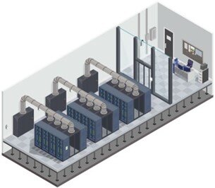 data center infographic